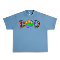 Pebble Blue dad lgbt Urban Heavy Tee - CowhideDigitalArt