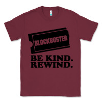 Burgundy blockbuster be kind rewind Classic Tee - artisFamous