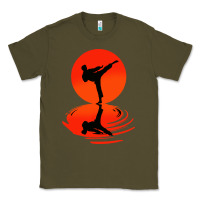 Army Green karate and kung fu Classic Tee - artisFamous