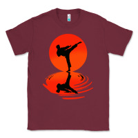 Burgundy karate and kung fu Classic Tee - artisFamous