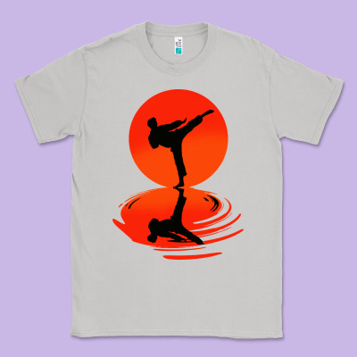 Karate And Kung Fu Classic Tee Designed By Artisfamous