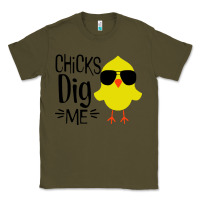 Army Green kids chick dig me christian Classic Tee - artisFamous