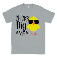 Heather Grey kids chick dig me christian Classic Tee - artisFamous