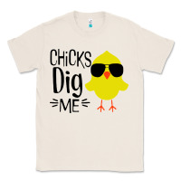 Natural kids chick dig me christian Classic Tee - artisFamous