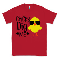Red kids chick dig me christian Classic Tee - artisFamous