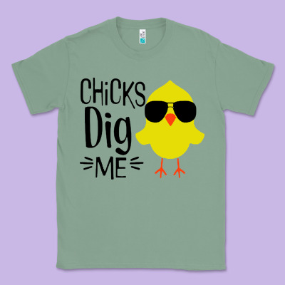 Kids Chick Dig Me Christian Classic Tee Designed By Artisfamous