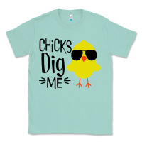 Seafoam kids chick dig me christian Classic Tee - artisFamous