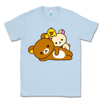 Dusty Blue rilakkuma rila head shirt Classic Tee - artisFamous