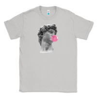 Moon Dust Vaporwave statue head with bubblegum Classic Tee - artisFamous