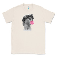 Natural Vaporwave statue head with bubblegum Classic Tee - artisFamous