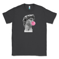 Smoke Vaporwave statue head with bubblegum Classic Tee - artisFamous