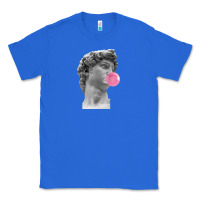True Royal Vaporwave statue head with bubblegum Classic Tee - artisFamous