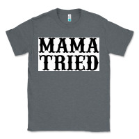 Charcoal Heather Mama Tried Classic Tee - artisFamous