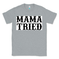 Heather Grey Mama Tried Classic Tee - artisFamous