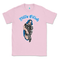 Bubblegum Pink b.i.l.l.i.e  e i.li.s.h  official  bling  t shirt Classic Tee - artisFamous