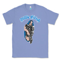 Colony Blue b.i.l.l.i.e  e i.li.s.h  official  bling  t shirt Classic Tee - artisFamous