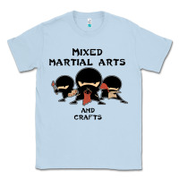 Dusty Blue mixed martial arts and crafts Classic Tee - artisFamous