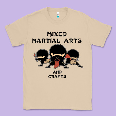 Mixed Martial Arts And Crafts Classic Tee Designed By Artisfamous
