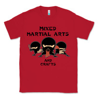 Red mixed martial arts and crafts Classic Tee - artisFamous