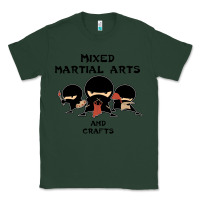 Sports Green mixed martial arts and crafts Classic Tee - artisFamous