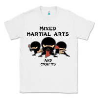 White mixed martial arts and crafts Classic Tee - artisFamous