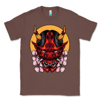 Chestnut demon oni mask Classic Tee - artisFamous
