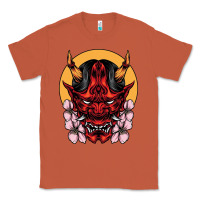 Copper demon oni mask Classic Tee - artisFamous