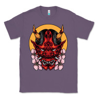 Lavender demon oni mask Classic Tee - artisFamous