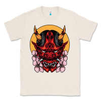 Natural demon oni mask Classic Tee - artisFamous