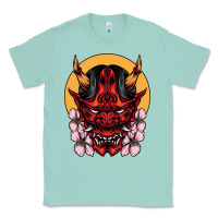 Seafoam demon oni mask Classic Tee - artisFamous