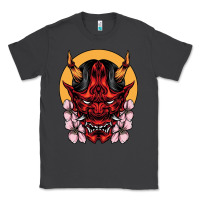 Smoke demon oni mask Classic Tee - artisFamous