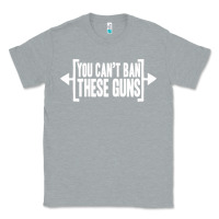 Heather Grey you can't ban these guns Classic Tee - artisFamous