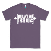 Lavender you can't ban these guns Classic Tee - artisFamous