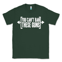 Sports Green you can't ban these guns Classic Tee - artisFamous