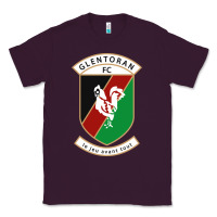 Plum glentoran Classic Tee - artisFamous