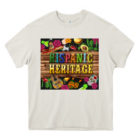 Cream hispanic heritage tumbler Heavy Core Tee - BundleAndBundleShop