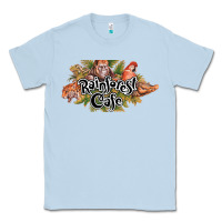 Dusty Blue Rainforest Cafe Classic Tee - artisFamous