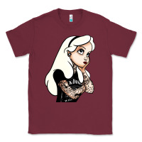 Burgundy alice in wonderland Classic Tee - artisFamous