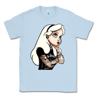 Dusty Blue alice in wonderland Classic Tee - artisFamous