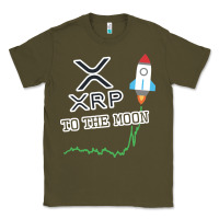 Army Green xrp to the moon Classic Tee - artisFamous