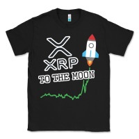 Black xrp to the moon Classic Tee - artisFamous