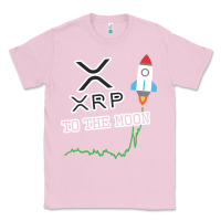 Bubblegum Pink xrp to the moon Classic Tee - artisFamous