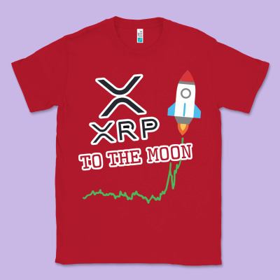Xrp To The Moon Classic Tee Designed By Artisfamous
