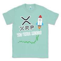Seafoam xrp to the moon Classic Tee - artisFamous