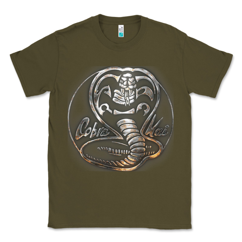 Cobra K.a.i Rusted Steel Snake Lo Go Graphic T Shirt Classic Tee by artisFamous | Teevron