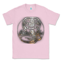 Bubblegum Pink cobra k.a.i rusted steel snake lo go graphic t shirt Classic Tee - artisFamous