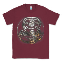 Burgundy cobra k.a.i rusted steel snake lo go graphic t shirt Classic Tee - artisFamous