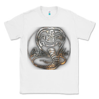 White cobra k.a.i rusted steel snake lo go graphic t shirt Classic Tee - artisFamous