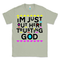 Matcha i'm just out here trusting god Classic Tee - artisFamous