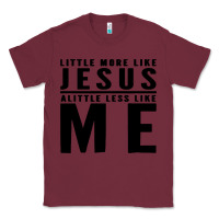 Burgundy christian faith in christ Classic Tee - artisFamous